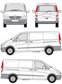 Galerie Mercedes Vito Compact Hayon de 2003 ... 2014 et depuis 2014